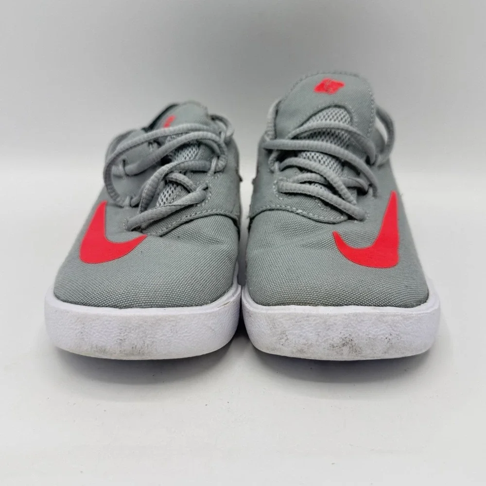 Nike KD Vulc Shoes Youth Sz 7C Gray Hyper Punch Sneakers Trainers
